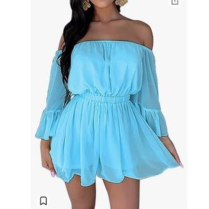 Off the shoulder romper